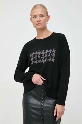 Liu Jo sweter z domieszką wełny damski lekki