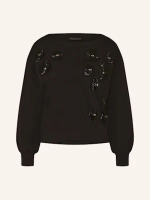 Liu Jo Sweter Z Ozdobnymi Kamykami schwarz