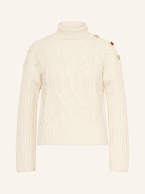 Liu Jo Sweter Z Ozdobnymi Kamykami weiss