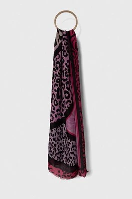 Liu Jo szalik damski kolor różowy wzorzysty