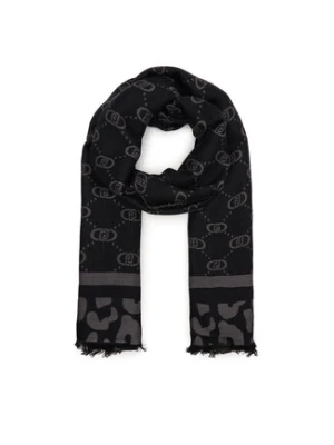 Liu Jo Szalik Stola Jacquard Mon 2F5040 T0300 Czarny