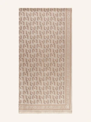 Liu Jo Szalik Z Brokatową Przędzą beige