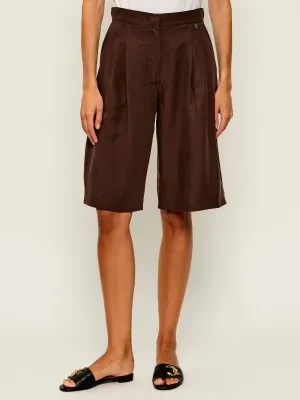 Liu Jo Szorty | Loose fit | z dodatkiem lnu
