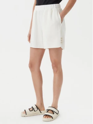 Liu Jo Szorty materiałowe TA5227 J4869 Écru Relaxed Fit Kremowy
