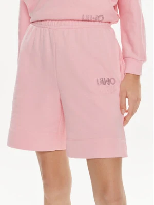 Liu Jo Szorty sportowe MA4386 F0873 Różowy Regular Fit
