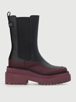 Liu Jo Sztyblety w kolorze czarno-bordowym rozmiar: 38