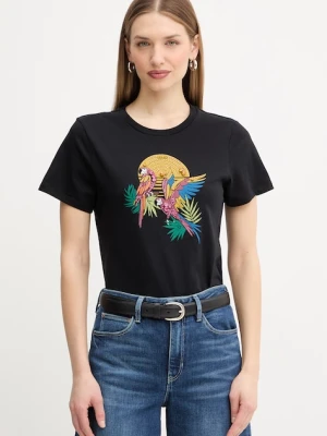 Liu Jo t-shirt bawełniany czarny