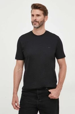 Liu Jo t-shirt bawełniany kolor czarny gładki