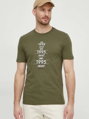 Liu Jo t-shirt bawełniany zielony