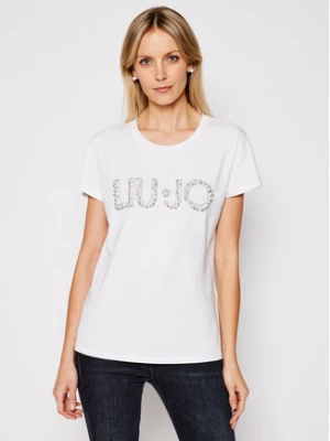 Liu Jo T-Shirt CA1236 J9135 Biały Regular Fit