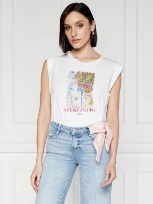 Liu Jo T-shirt | Casual fit biały