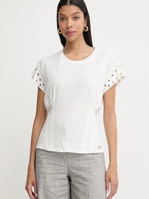 Liu Jo t-shirt damski bawełniany z elastanem