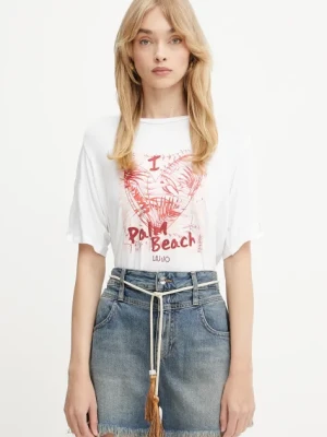 Liu Jo t-shirt biały
