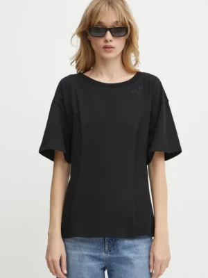 Liu Jo t-shirt damski kolor czarny TA5108 JS003