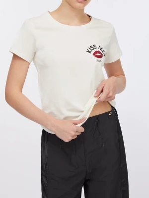 Liu Jo T-shirt In Cotton biały