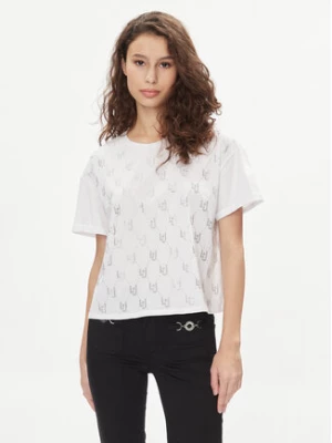 Liu Jo T-Shirt MA4326 J5904 Biały Relaxed Fit