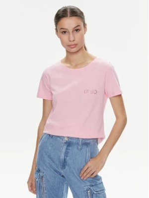 Liu Jo T-Shirt Moda M/C MA4395 J6308 Różowy Regular Fit