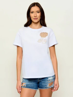 Liu Jo T-shirt | Regular Fit biały