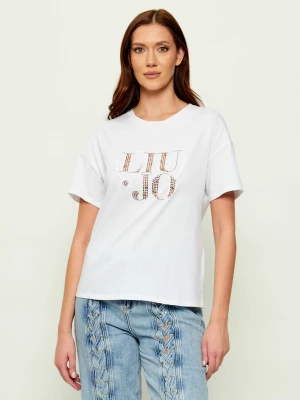 Liu Jo T-shirt | Regular Fit biały