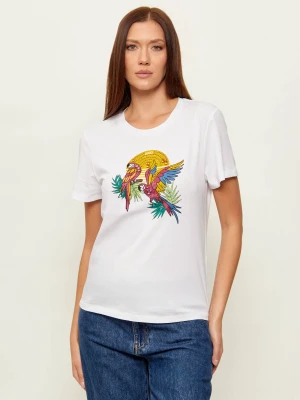 Liu Jo T-shirt | Regular Fit biały