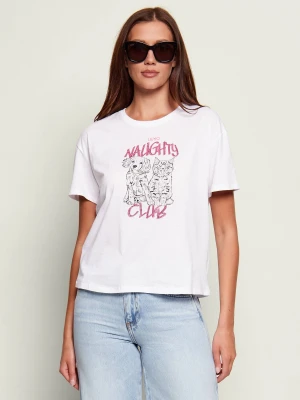 Liu Jo T-shirt | Regular Fit biały