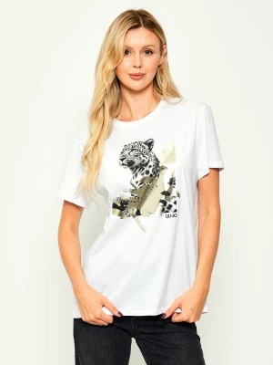 Liu Jo T-shirt | Regular Fit biały