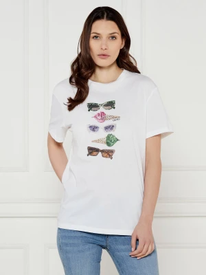 Liu Jo T-shirt | Regular Fit biały
