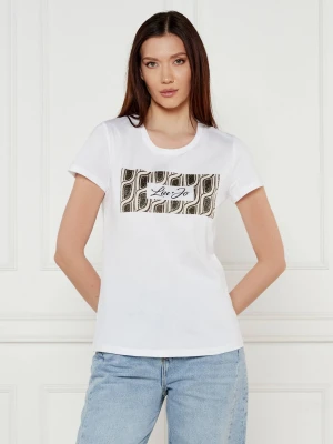 Liu Jo T-shirt | Regular Fit biały