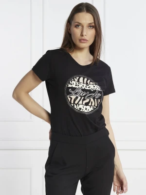 Liu Jo T-shirt | Regular Fit czarny