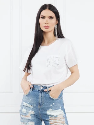 Liu Jo T-shirt | Regular Fit biały