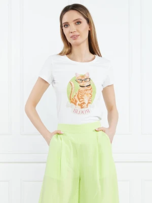 Liu Jo T-shirt | Regular Fit biały