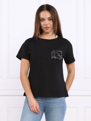 Liu Jo T-shirt | Regular Fit czarny