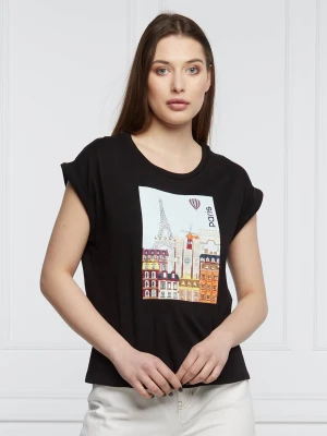 Liu Jo T-shirt | Regular Fit czarny