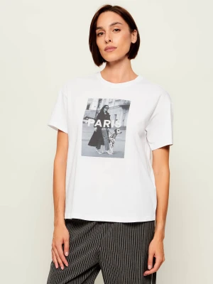 Liu Jo T-shirt | Regular Fit biały