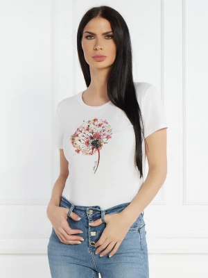Liu Jo T-shirt | Slim Fit biały