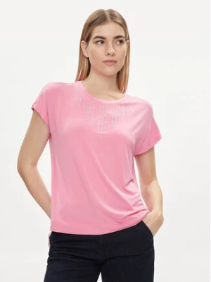 Liu Jo T-Shirt TA4194 JS360 Różowy Regular Fit