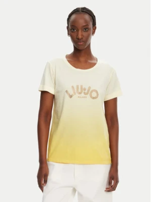 Liu Jo T-Shirt TA5267 JS923 M9114 Żółty Regular Fit