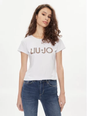 Liu Jo T-Shirt VA4105 JS003 Biały Regular Fit