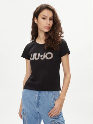 Liu Jo T-Shirt VA4105 JS003 Czarny Regular Fit