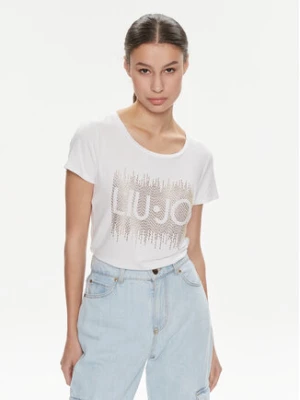 Liu Jo T-Shirt VA4154 JS360 Biały Regular Fit
