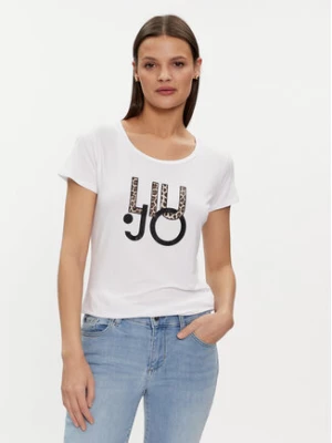 Liu Jo T-Shirt VA4227 JS360 Biały Regular Fit