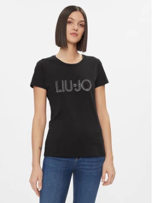 Liu Jo T-Shirt WA4051 JS923 Czarny Regular Fit