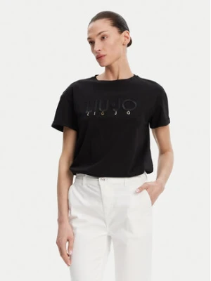 Liu Jo T-Shirt WA5007 JS923 Czarny Relaxed Fit