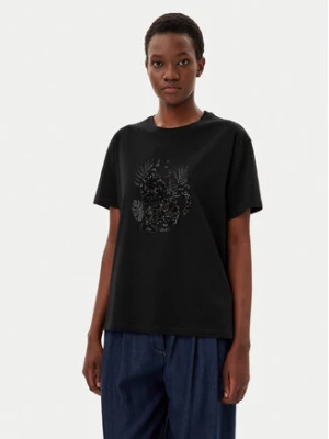Liu Jo T-Shirt WA5230 JS904 Czarny Regular Fit