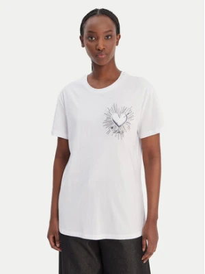 Zdjęcie produktu Liu Jo T-Shirt WA6163 JS904 Biały Relaxed Fit