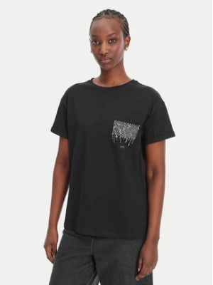 Liu Jo T-Shirt WA6372 JS923 Czarny Regular Fit