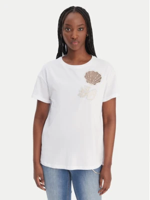Liu Jo T-Shirt WA6413 JS904 Biały Regular Fit