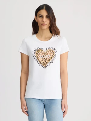 Liu Jo T-shirt With Animal-print Heart LIUJO