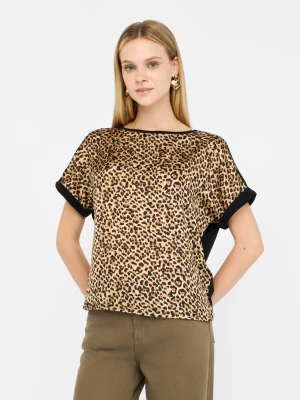 Liu Jo T-shirt With Animal-print LIUJO