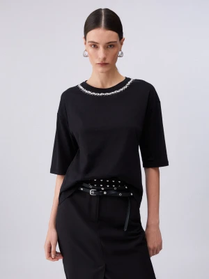 Zdjęcie produktu Liu Jo T-shirt With Appliqué Details LIUJO